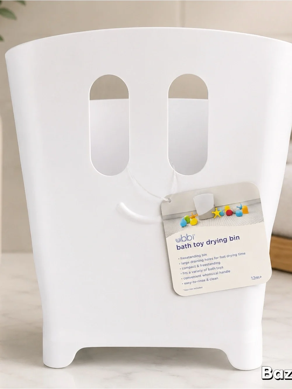 Ubbi Stand Up Bath Toy Storage Organizer, Bath Caddy